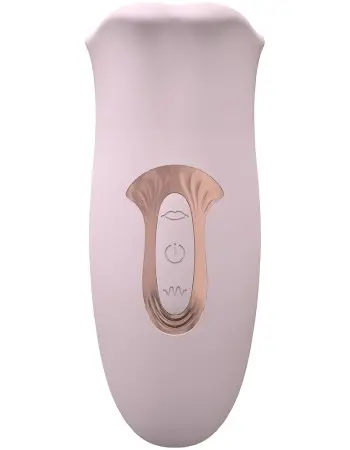 Kiss - Suction and Vibrating Mouth - Pink