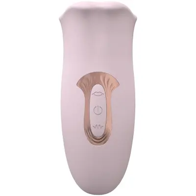 Kiss - Suction and Vibrating Mouth - Pink