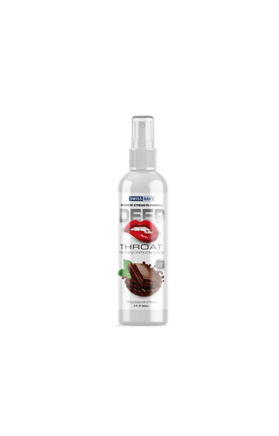 Swiss Navy Deep Throat Spray - Chocolate Mint - 2 Oz - MD-SNDTSM2