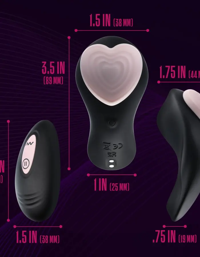 Temptasia - Heartbeat - Panty Vibe With Remote - Pink