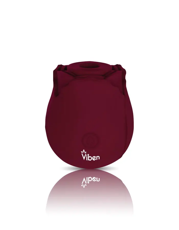 Classic Rose - Ruby - Handheld Rose Clitoral and  Nipple Stimulator