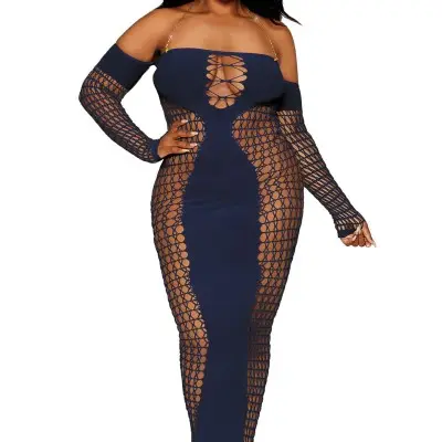 Bodystocking Gown - Queen Size - Denim