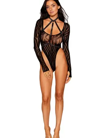 Teddy and Harness - One Size - Black