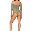 Long Sleeve Teddy - One Size - Sage