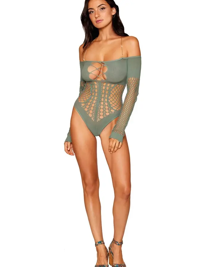 Long Sleeve Teddy - One Size - Sage