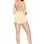 Babydoll and G-String - One Size - Daffodil