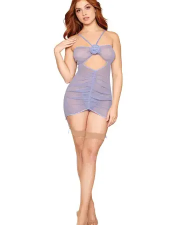 Garter Slip With G-String - One Size - Hydga