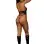 Fishnet Teddy - One Size - Black