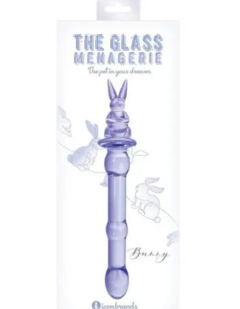 Glass Menagerie - Rabbit Dildo - Purple