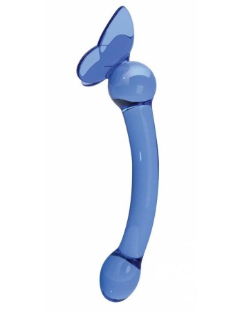 Glass Menagerie - Butterfly Glass G-Spot - Dark Blue