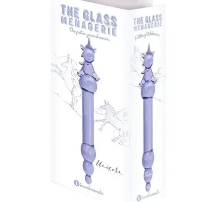 Glass Menagerie - Unicorn Dildo - Purple