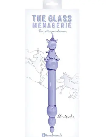 Glass Menagerie - Unicorn Dildo - Purple