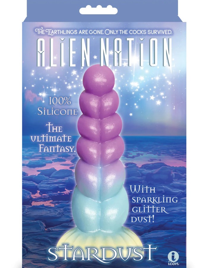Alien Nation Stardust Silicone Creature Dildo - Multicolor