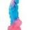 Alien Nation Dragon Silicone Glow in the Dark Creature Dildo - Multicolor