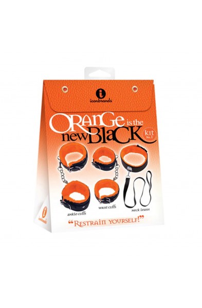 Orange Is the New Black Restrain Yourself Kit -  Black/orange