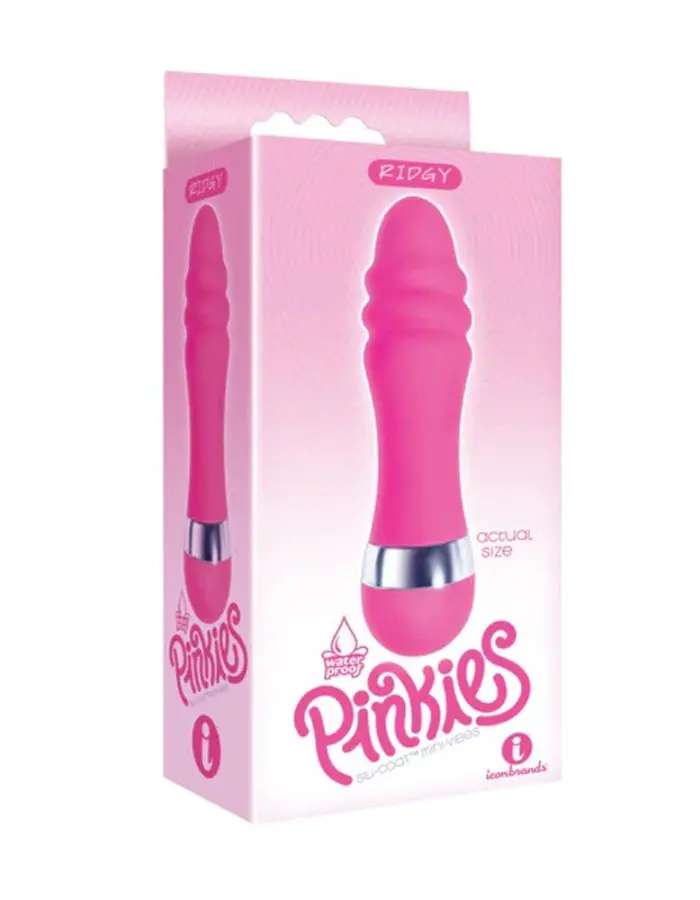 Pinkies Silicoat Mini-Vibe - Ridgy - Pink