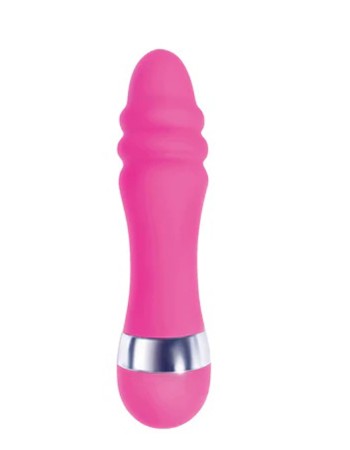 Pinkies Silicoat Mini-Vibe - Ridgy - Pink