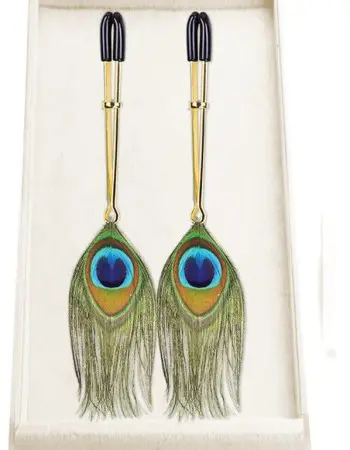 Couture Clips - Peacock Plume - Nipple Clamp