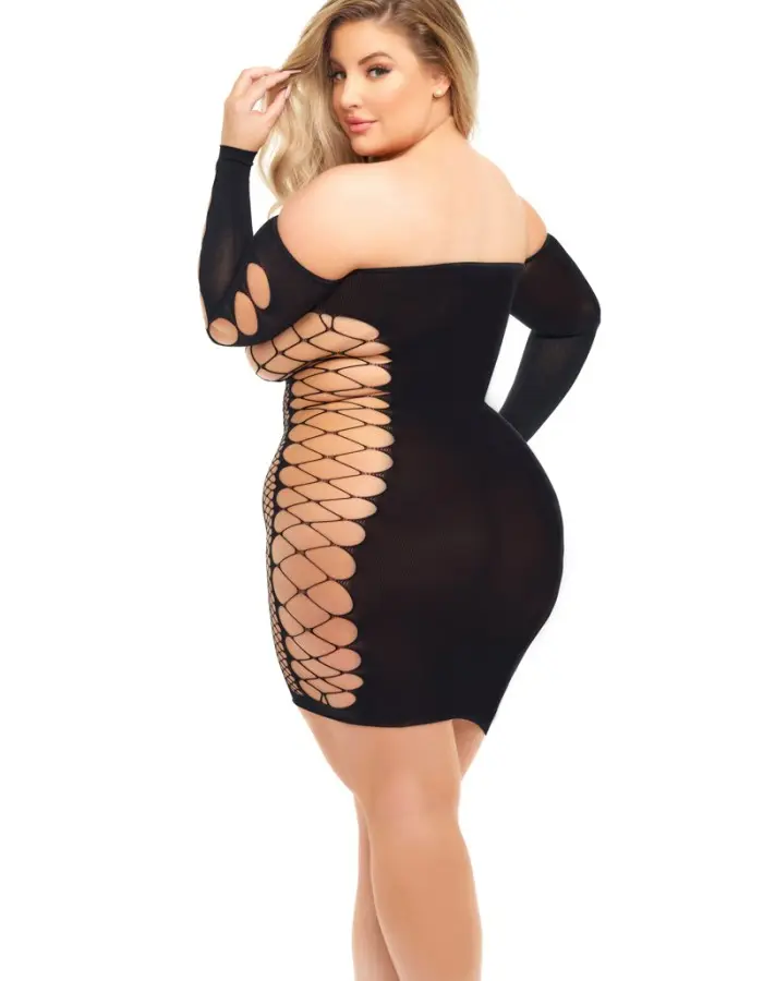 Diamond Drippin Dress - Queen Size - Black