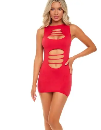 Can't Commit Dress - One Size - Red