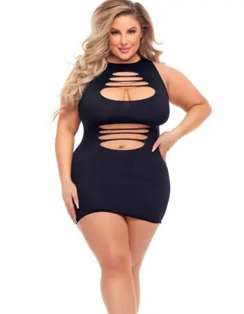 Can't Commit Dress - Queen Size - Black