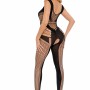 Boujee Gang Bodystocking - One Size - Black