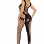 Boujee Gang Bodystocking - One Size - Black