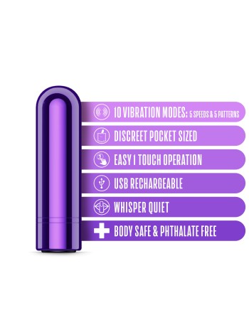 Kool Vibes - Rechargeable Mini Bullet - Grape