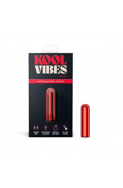 Kool Vibes - Rechargeable Mini Bullet - Cherry