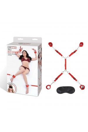 7 Pc Bed Spreader - Red