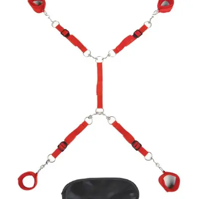 7 Pc Bed Spreader - Red