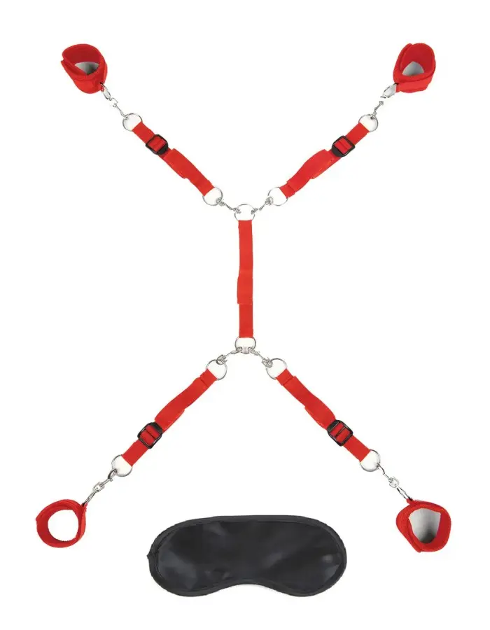 7 Pc Bed Spreader - Red