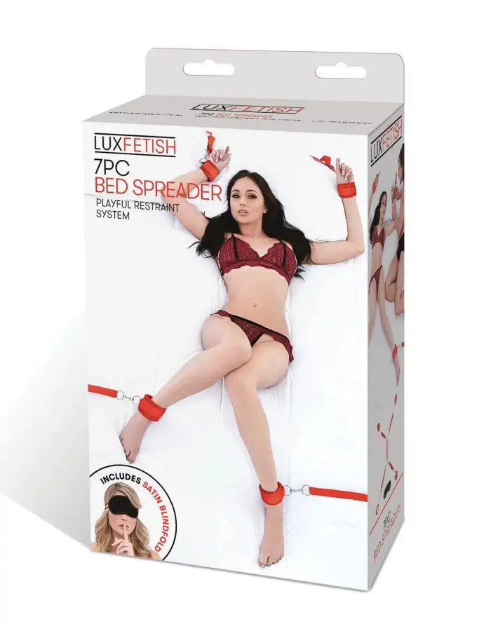 7 Pc Bed Spreader - Red