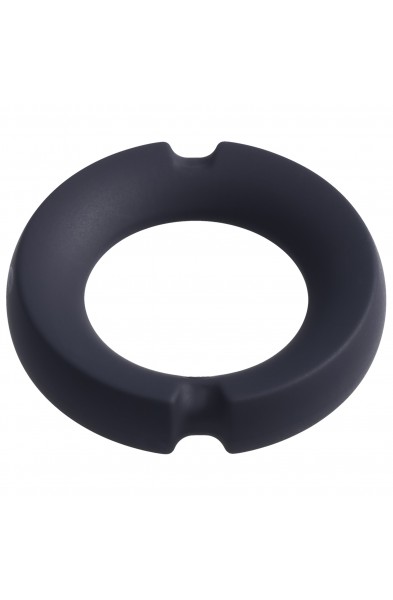 Merci - the Paradox - Silicone Covered Metal Cock  Ring - 45mm - Black