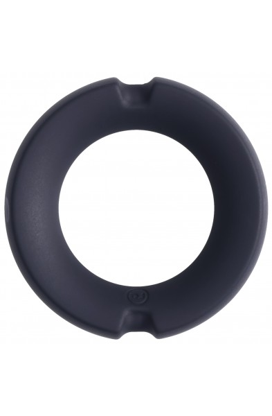 Merci - the Paradox - Silicone Covered Metal Cock  Ring - 45mm - Black