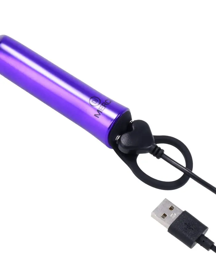 Merci - Power Play With Silicone Grip Ring -  Violet