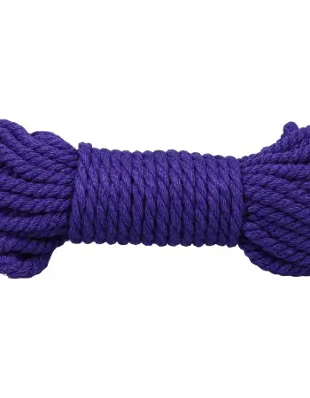 Merci - Bind and Tie - 6mm Hemp Bondage Rope - 30 Feet - Violet