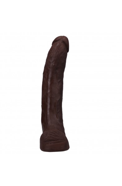 Signature Cocks - Dredd - 13.5 Inch Ultraskyn Cock With Removable Vac-U-Lock Suction Cup - Chocolate