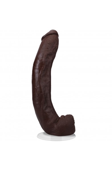 Signature Cocks - Dredd - 13.5 Inch Ultraskyn Cock With Removable Vac-U-Lock Suction Cup - Chocolate