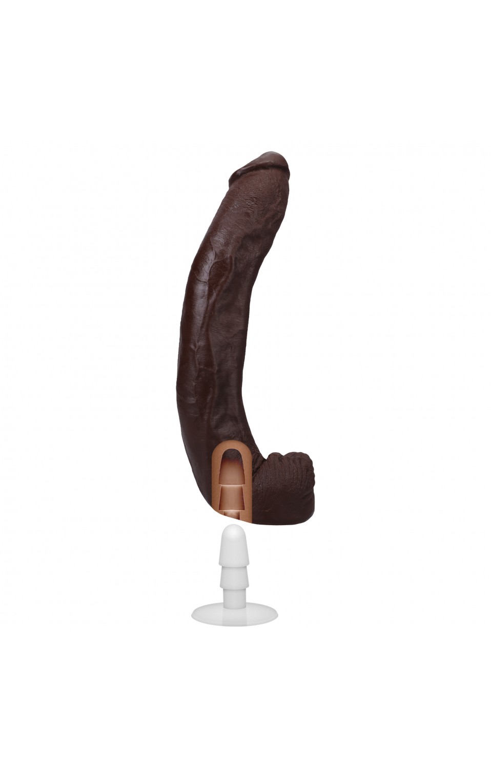 Signature Cocks - Dredd - 13.5 Inch Ultraskyn Cock With Removable  Vac-U-Lock Suction Cup - Chocolate - DJ8160-32-BX