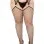 Kya Net Garter Belt Stocking - 1x/2x - Black