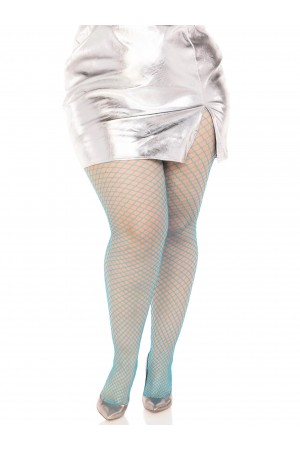 Spandex Industrial Net Tight - 1x/2x - Neon Blue