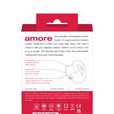 Amore Rechargeable Pleasure Vibe - Red