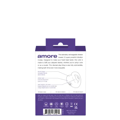 Amore Rechargeable Pleasure Vibe - Purple
