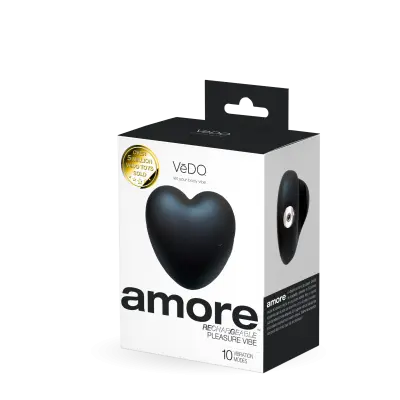 Amore Rechargeable Pleasure Vibe - Black