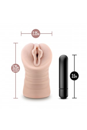 Enlust - Destini - Vibrating Stroker - Beige