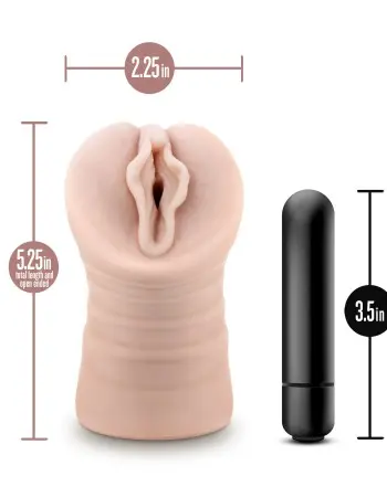 Enlust - Destini - Vibrating Stroker - Beige