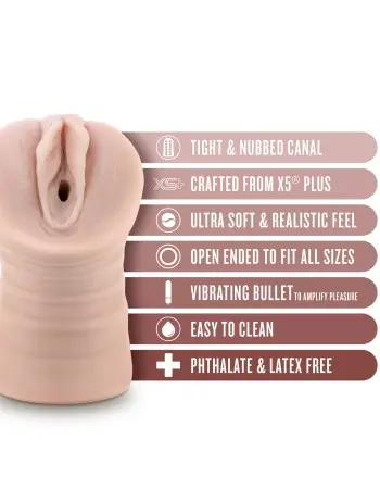 Enlust - Ayumi - Vibrating Stroker - Beige