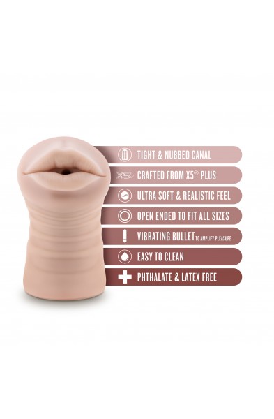 Enlust - Nicole - Vibrating Stroker - Beige