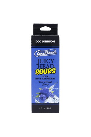 Goodhead - Juicy Head - Dry Mouth Spray - Sour  Blue Raspberry - 2 Oz